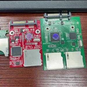 BSN | Dual SD To SATA Converter Industrial-Grade SD To SATA Adapter Card 15PIN+7PIN SD To Serial Adapter Card