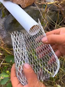 Gutter Guard Metal Strainers Blocks Leaves and Debris Prevents Roof Gutter Downspout Cover Clogging Stainless Strainers