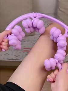 1 Cái Dụng Cụ Massage Chân Bằng Con Lăn Cellulite 32 Bánh Xe Sử Dụng Tay Thư Giãn Cơ Bắp Máy Massage Tròn Cho Chân Chất Liệu PP