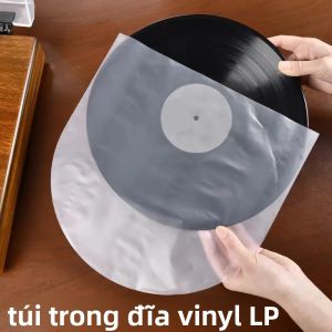 50 CÁI Bao Bảo Vệ Đĩa Than Vinyl 12 Inch Chống Tĩnh Điện Túi Nhựa Trong Suốt Để Bảo Quản Và Bảo Vệ Đĩa Than