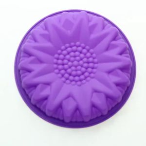 【Local Delivery】1Pcs Big Spiral Silicone Cake Muffins Mold Dessert Molds Large Sunflower Styling Pastry Moulds