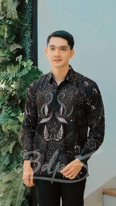 Kemeja Batik Pria Dewasa Motif Kupu Navy & Kenzo Merah Premium 2025
