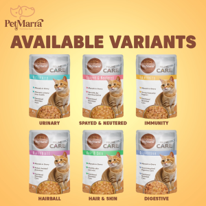 PetMarra Feline Care Morsels Adult Cat Wet Food Pouch Urinary 85g pet foods all breeds cats