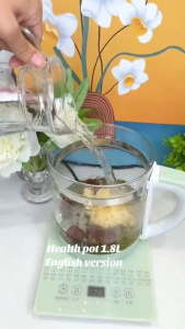 SG【ReadyStock】Portable Travel Kettle 1.8L - Compact Smart Health Pot with Multiple Functions Perfect Companion for Trips