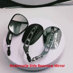 1 Pair 8mm Motorcycle HandleBar Mirror Bicycle Rear View Mirror Rearview Reflector Adjustable Handlebar Left Right Mirror