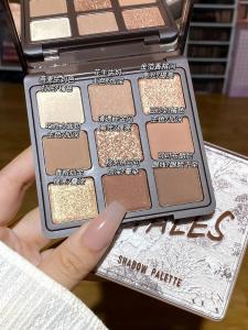 New Gogo Dance Low Saturation Matte Orange Brown Eyeshadow Palette Versatile Chocolate Warm Brown Earth Tone Makeup Tools