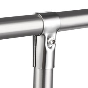 Phụ Kiện Ống Thép Không Gỉ 25mm32mm Kẹp Quần Áo Không Cần Đục Lỗ Phụ Kiện Cố Định Đầu Nối Bends Không Cần Đục Lỗ