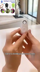 Smart GPS Tracker Device for Person Anti-Lost Bluetooth Keychain Tracker Alarm Key Finder App-Based GPS Positioning ﻿