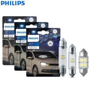 Philips | Philips Ultinon Pro3100 LED C5W Festoon 30mm 38mm 43mm 6000K Cool White New Car Interior Door Read Dashboard Signal Lamps 1x