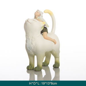 KEME LIFE | Night Fairy Tale Cat General Jelly Decorative Ornaments Luxury High-end