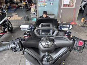 YAMAHA Xmax 300 125 V2 2023 2024 Side Mirror With Blind Spot Mirror Side Body Mirror Garnish Fully Adjustable