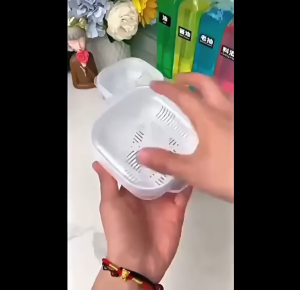 KOTAK PENYIMPAN MAKANAN DENGAN TUTUP TOPLES SARINGAN FRESH BOX OLL-2132 PXTON