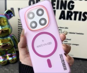 For Redmi Note 14 Pro 5G Casing No Yellowing Transparent Slim Hard Phone Case Cover