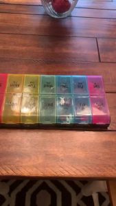 Extra Large Pill Organizer Weekly XL AM PM Pill Case 7 Day Pill Box Twice A Day Daily Medicine Organizer