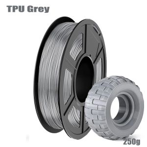 TPU Filament 1.75mm for 3D Printer +/-0.02mm 95A 250g (0.55 LBS) / Spool Grey