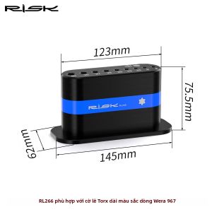 Risk | Giá Đỡ Cờ Lê Hình Chữ L In 3D Có Tính Năng Từ Hóa Dành Cho Dụng Cụ Sắp Xếp Để Bàn Dòng Wera 950 967