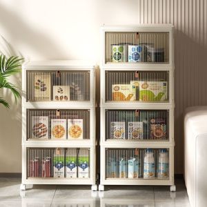 MLZH | Transparent Reinforced Large Capacity Movable Storage Box