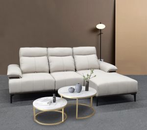 NUCCA N6000C Push Back Sofa [Can Choose Water Resistance Fabric Marble Velvet Casa Leather Half Cow Leather]