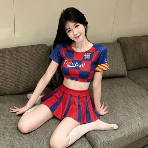 GUZILIAN | Bộ Áo Thun và Chân Váy Ngắn Spicy Girl