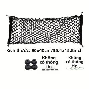 Lưới Đựng Đồ Đàn Hồi Đa Năng Cho Cốp Xe Lưới Tổ Chức Hàng Hóa Có Thể Điều Chỉnh Lưới Giữ Hành Lý Cốp Sau Xe