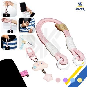 [KN ACC] NANVAN NVN-TL12 GANTUNGAN TALI PENDEK HP / KUNCI LIONTIN BINTANG DAN AWAN LUCU UNIVERSAL