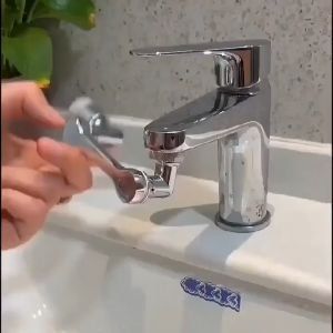 Vòi nước tăng áp Inox cao cấp thiết kế xoay 1080đ với 2 chế độ phun nước tiết kiệm