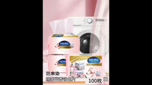 OHHDEER  100pcs Kepingan Serap Warna Cucian 5-dalam-1 Cegah Luntur  Laundry Color Catcher Sheets