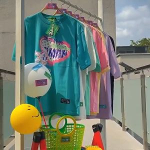 [Flash sale] Japanese Cute cartoon Sheep Printed Short-sleeved T-shirt for Women Korean Version 2024 Loose Casual Couple Top