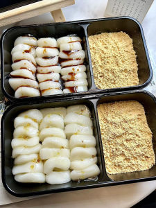 Red Sugar Glutinous Rice Cake Yellow Bean Powder Ready to Eat Handmade Pure Glutinous Rice Nostalgic Small Snack Fujian Specialty