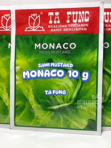 Benih Sawi Pahit Monaco 10 gram Ta Fung dataran rendah sayur bibit biji morakot green mustard hydroponik hidroponik