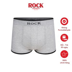 Quần lót nam cao cấp Boxer Seamless ROCK 516 không đường may cotton 100% thấm hút thoáng mát thoải mái vận động cả ngày