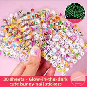 WEIBAI | Child Friendly Non-Toxic Night Glow Waterproof Nail Stickers