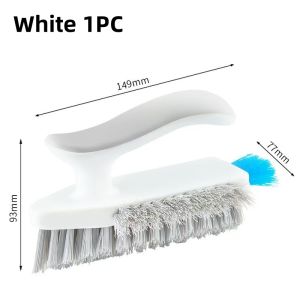 V-Shape Crevice Groove Cleaning Brush 4 in 1 Multifunctional Corner Scrubber for Home Kitchen Bathroom Toilet Tile Floor Washing