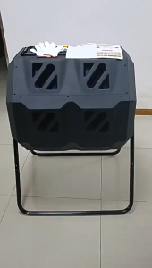 43 Gallon BPA Free Compost Bin Tumbling Outdoor Garden Compost Bin Plastic Composting Barrels