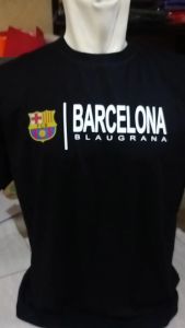 KAOS BARCELONA FC T-SHIRT FOOTBALL LA LIGA SPANYOL