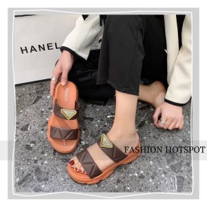 รองเท้าลำลองรองเท้าแตะหญิง 2 เส้น สปอล์ แฟชั่นแต่งสายคาด 2 เส้น สบาย