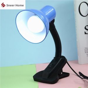 FEIZHUXIANSEN |Adjustable Clamp Desk Lamp with Home Switch and Large Screw Head