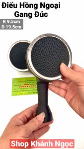 2 Điếu gas hồng ngoại loại Gang Đúc nguyên khối siêu bền Nấu tiết kiệm gas ( KT19.5cm mặt gốm 95cm)