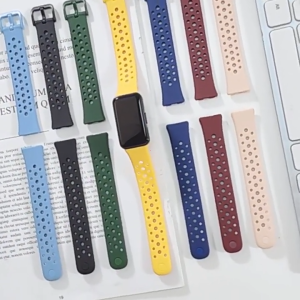 Rubber Silicone Strap for Huawei Band 10 / 9 / 8 NFC Soft Sport Replacement Belt Band Bracelet Wristbands Accessories Tali Jam Tangan Smartwatch for Huawei Band 9 / 8