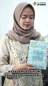 Al Quran Attaqwa Gratis Custom Nama Ukuran A5 Mushaf Floral Series