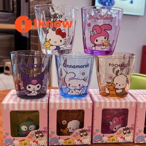 I know Sanrio Character Themed Thickened Plastic Cups - Perfect for Drinking Water Brushing Teeth or Enjoying Beer (Hello Kitty My Melody Kuromi Cinnamoroll Pochacco...)