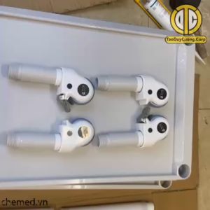 ( Xe loại nhỏ)Xe đẩy y tế kệ spa nhựa ABS cao cấp 3 tầng có ngăn kéo và giỏ chịu được tải trọng lên đên 70 kg
