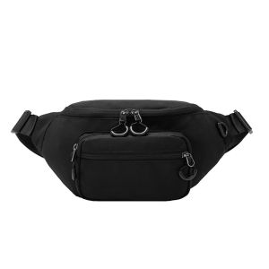 Trendy Brand Crossbody Bag Mens Versatile Casual Chest Bag Simple Ins Waist Bag Small Shoulder Bag Womens Overalls Crossbody Shoulder Bag