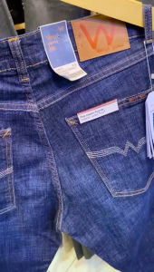 WERCO Celana Panjang Pria Jeans Motif Polos Bahan Denim Stretch Model Slimfit Tidak Luntur Distro