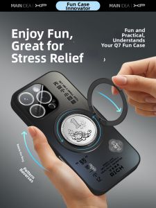 Drop Resistant Magnetic Rotating Stand Phone Case
