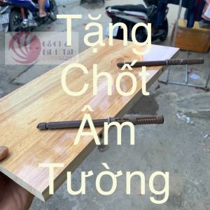 Kệ gỗ âm tường tặng kèm chốt kệ gỗ miếng không thấm nước dày 18mm gỗ ghép cao su