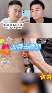 Tinh Chất Làm Sạch Mảng Dầu Bụi Bẩn Lâu Ngày Bám Trên Mặt Kính Xe Hơi Cải Thiện Tầm Nhìn An Toàn Hơn Khi Lái Xe 150ml