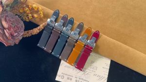 Dây Đeo Đồng Hồ Bằng Da Màu Nâu Cổ Điển Dây Đeo Có Đường Khâu Đa Năng 18mm-24mm Phong Cách Doanh Nhân Tương Thích Với Đồng Hồ Truyền Thống