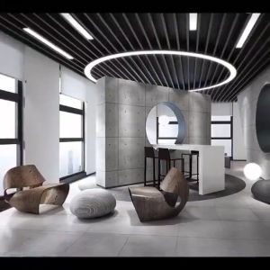 【Buy More Save More】LuzNest Led Linear Light VLS Led Linear Light Chandelier Ceiling Light Dining Strip Lamp Pendant Light Office Hanging Pendant Light Chandelier Indoor Panel Light