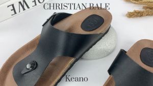 Christian Bale KEANO Sandal Pria Casual Kekinian Sendal Jepit Cowo